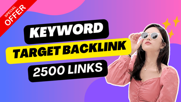 Keyword Target Backlink (2,500 Links)