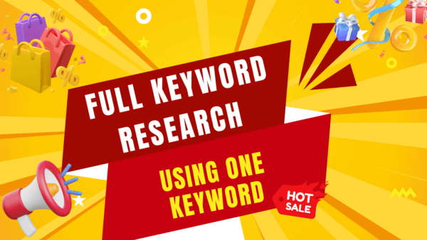 Full Keyword Research Using One Keyword